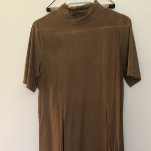 Suede top